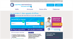 Desktop Screenshot of centraledesmarches.com